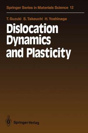 Dislocation Dynamics and Plasticity de Taira Suzuki