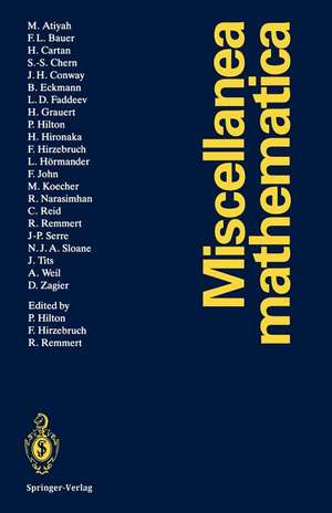 Miscellanea Mathematica de Peter Hilton