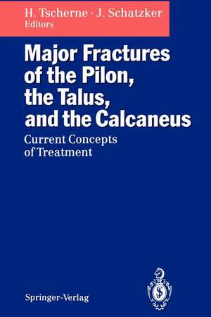 Major Fractures of the Pilon, the Talus, and the Calcaneus: Current Concepts of Treatment de Harald Tscherne