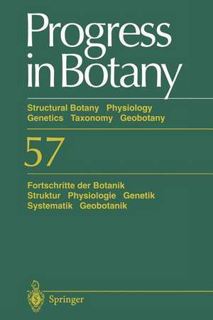 Progress in Botany / Fortschritte der Botanik: Structural Botany Physiology Genetics Taxonomy Geobotany / Struktur Physiologie Genetik Systematik Geobotanik de H. -Dietmar Behnke