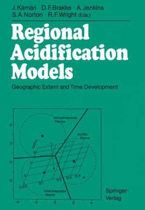 Regional Acidification Models: Geographic Extent and Time Development de Juha Kämäri