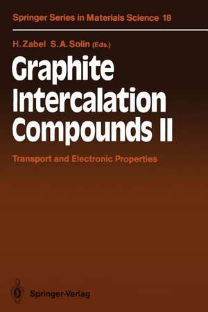 Graphite Intercalation Compounds II: Transport and Electronic Properties de Hartmut Zabel