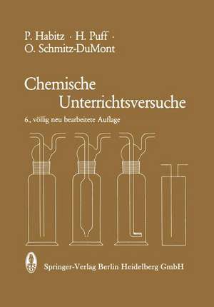 Chemische Unterrichtsversuche de P. Habitz