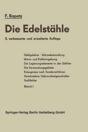 Die Edelstähle de F. Rapatz