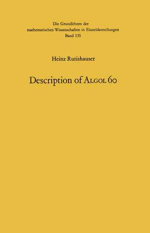 Handbook for Automatic Computation: Volume I · Part a de Heinz Rutishauser