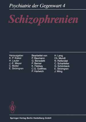 Schizophrenien de K.P. Kisker