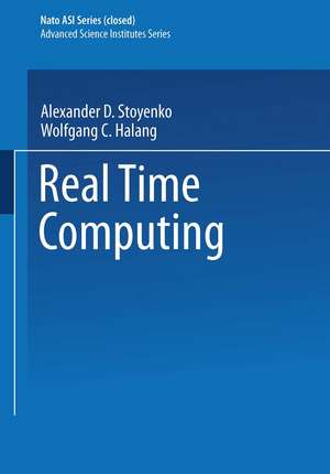 Real Time Computing de Alexander D. Stoyenko