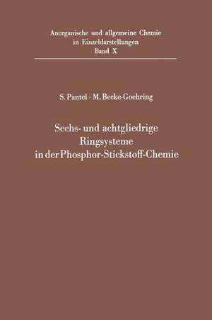 Sechs- und achtgliedrige Ringsysteme in der Phosphor-Stickstoff-Chemie de Wendel Lehr