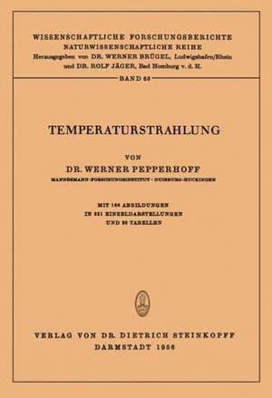 Temperaturstrahlung de Werner Pepperhoff