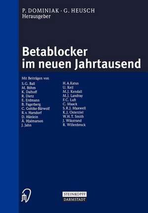 Betablocker im neuen Jahrtausend de Peter Dominiak