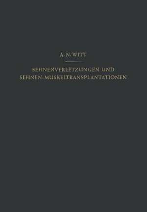 Sehnenverletzungen und Sehnen-Muskeltransplantationen de A. N. Witt