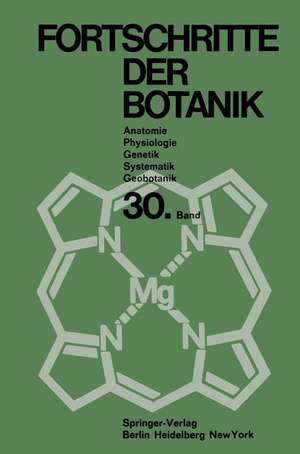 Fortschritte der Botanik: Im Zusammenwirken mit den botanischen Gesellschaften von Dänemark, Israel, den Niederlanden und der Schweiz sowie der Deutschen Botanischen Gesellschaft de Heinz Ellenberg