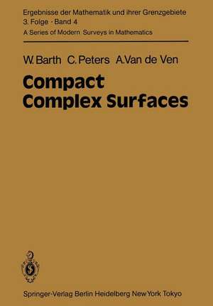 Compact Complex Surfaces de W. Barth