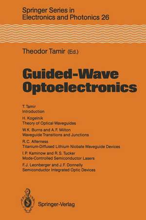 Guided-Wave Optoelectronics de Theodor Tamir