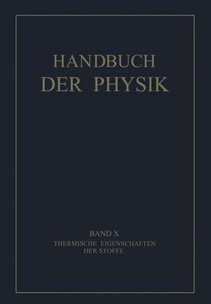 Thermische Eigenschaften der Stoffe de F. Drucker