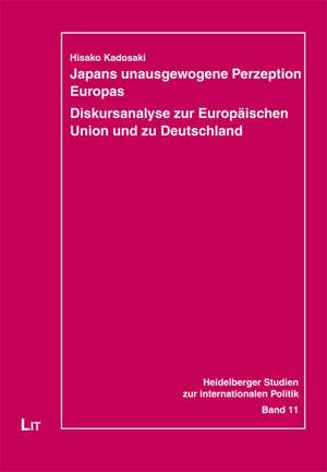 Japans unausgewogene Perzeption Europas de Hisako Kadosaki