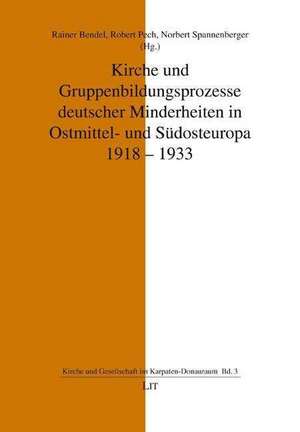 Kirche und Gruppenbildungsprozesse deutscher Minderheiten in Ostmittel- und Südosteuropa 1918-1933 de Rainer Bendel