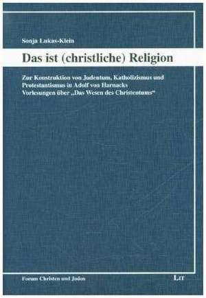 Das ist (christliche) Religion de Sonja Lukas-Klein