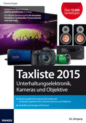 Taxliste 2015 de Thomas Riegler