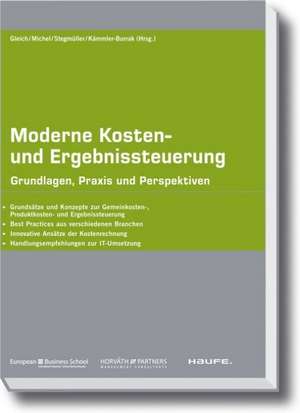 Moderne Kosten-und Ergebnissteuerung de Ronald Gleich