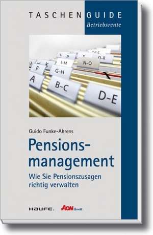 Pensionsmanagement de Guido Funke-Ahrens