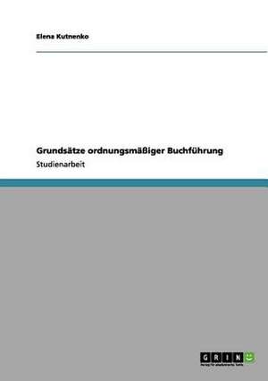 Grundsätze ordnungsmäßiger Buchführung de Elena Kutnenko