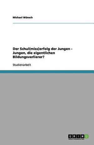 Erfolg und Misserfolg in der Schule. Sind Jungen die eigentlichen Bildungsverlierer? de Michael Wünsch