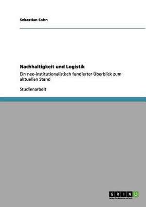 Nachhaltigkeit und Logistik de Sebastian Sohn