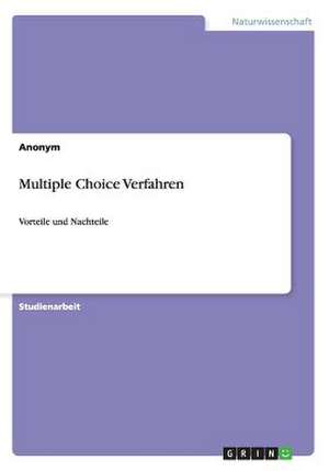Multiple Choice Verfahren