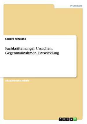 Fachkräftemangel. Ursachen, Gegenmaßnahmen, Entwicklung de Sandra Fritzsche