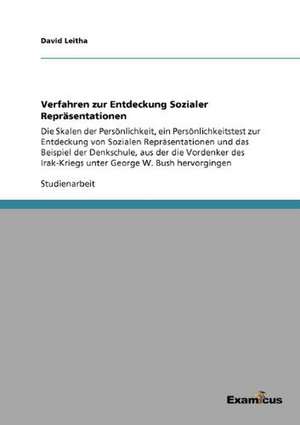 Verfahren zur Entdeckung Sozialer Repräsentationen de David Leitha