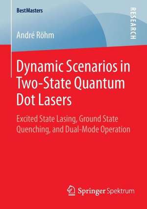 Dynamic Scenarios in Two-State Quantum Dot Lasers: Excited State Lasing, Ground State Quenching, and Dual-Mode Operation de André Röhm