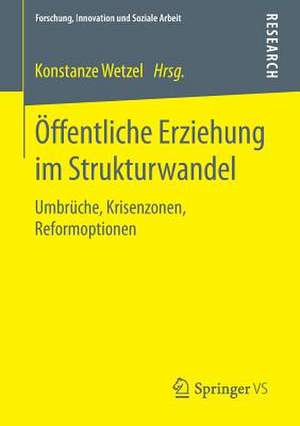 Öffentliche Erziehung im Strukturwandel: Umbrüche, Krisenzonen, Reformoptionen de Konstanze Wetzel