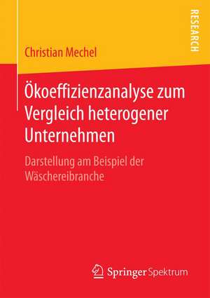 Ökoeffizienzanalyse zum Vergleich heterogener Unternehmen: Darstellung am Beispiel der Wäschereibranche de Christian Mechel