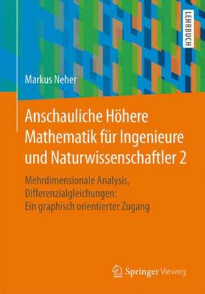 Anschauliche Höhere Mathematik für Ingenieure und Naturwissenschaftler 2: Mehrdimensionale Analysis, Differenzialgleichungen: Ein graphisch orientierter Zugang de Markus Neher