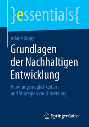 Grundlagen der Nachhaltigen Entwicklung: Handlungsmöglichkeiten und Strategien zur Umsetzung de Ariane Kropp