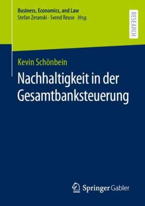 Nachhaltigkeit in der Gesamtbanksteuerung de Kevin Schönbein