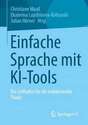 Einfache Sprache mit KI-Tools de Christiane Maaß