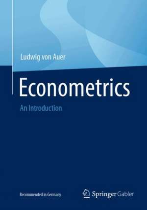 Econometrics de Ludwig Von Auer