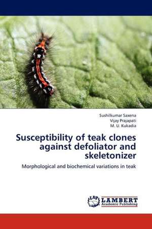 Susceptibility of teak clones against defoliator and skeletonizer de Saxena Sushilkumar