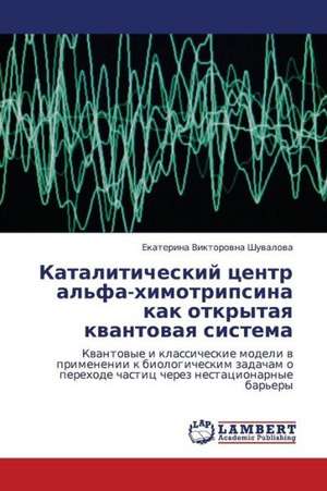 Kataliticheskiy tsentr al'fa-khimotripsina kak otkrytaya kvantovaya sistema de Shuvalova Ekaterina Viktorovna