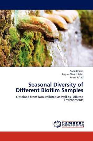 Seasonal Diversity of Different Biofilm Samples de Khalid Sana