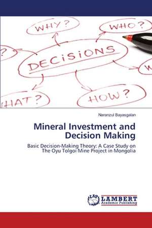 Mineral Investment and Decision Making de Naranzul Bayasgalan