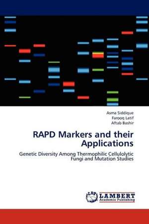 RAPD Markers and their Applications de Siddique Asma