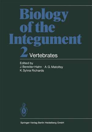 Biology of the Integument: 2 Vertebrates de J. Bereiter-Hahn