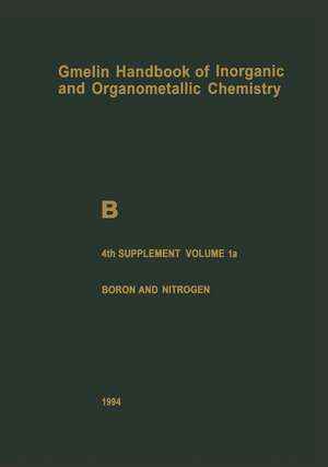 B Boron Compounds: Boron and Noble Gases, Hydrogen de R. Bohrer