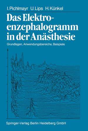 Das Elektroenzephalogramm in der Anästhesie: Grundlagen, Anwendungsbereiche, Beispiele de I. Pichlmayr