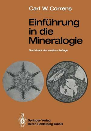 Einführung in die Mineralogie: Kristallographie und Petrologie de Josef Zemann