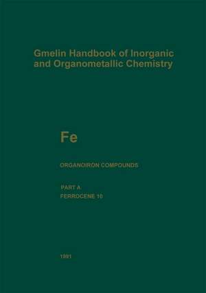 Fe Organoiron Compounds: Ferrocene 10 de R. Bohrer