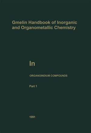 In Organoindium Compounds de B. Kalbskopf